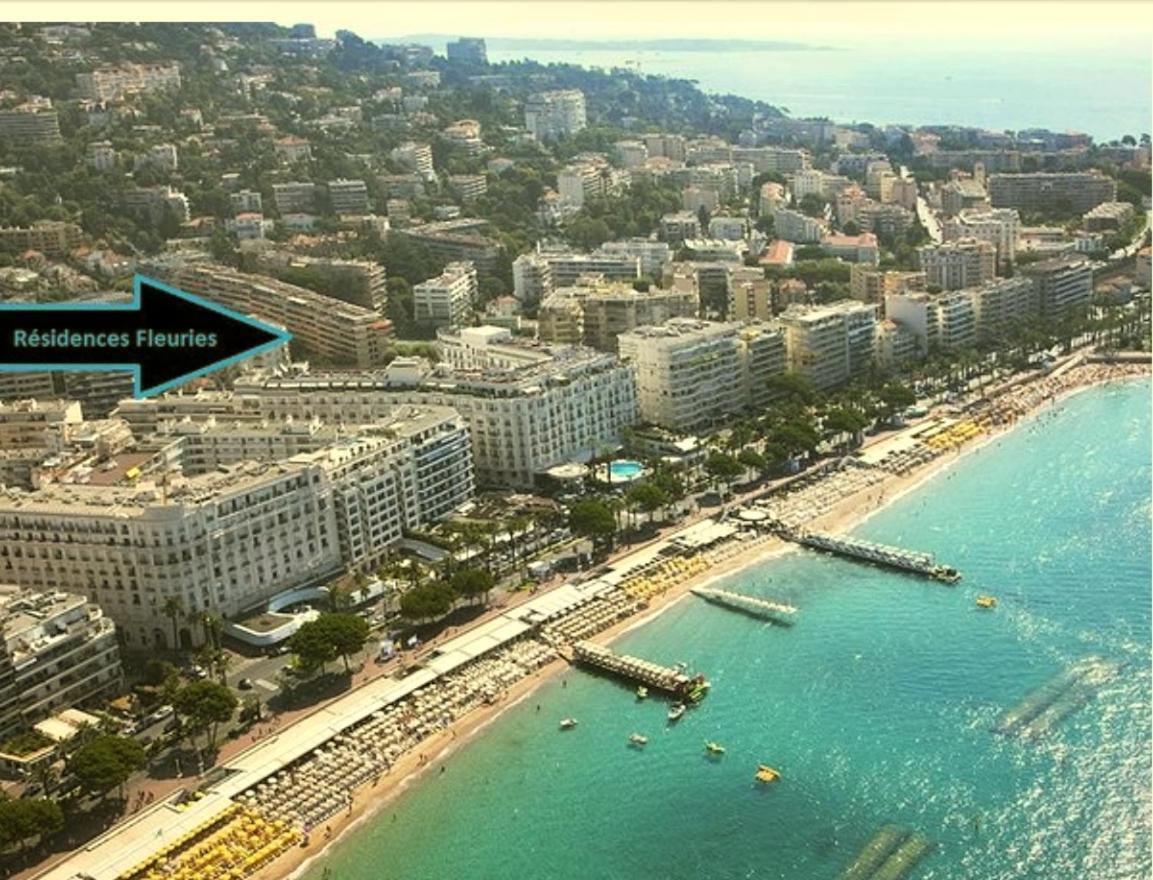 Residences Fleuries - Behind Cannes Croisette Bvd Экстерьер фото
